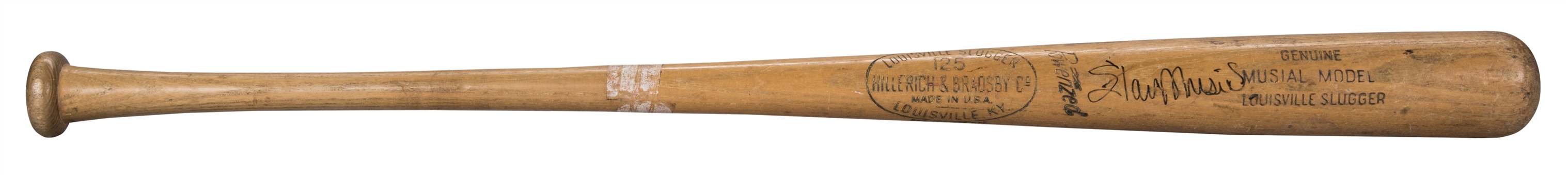 1961-63 Stan Musial Game Used and Signed Hillerich & Bradsby M159 Model Bat (PSA/DNA)